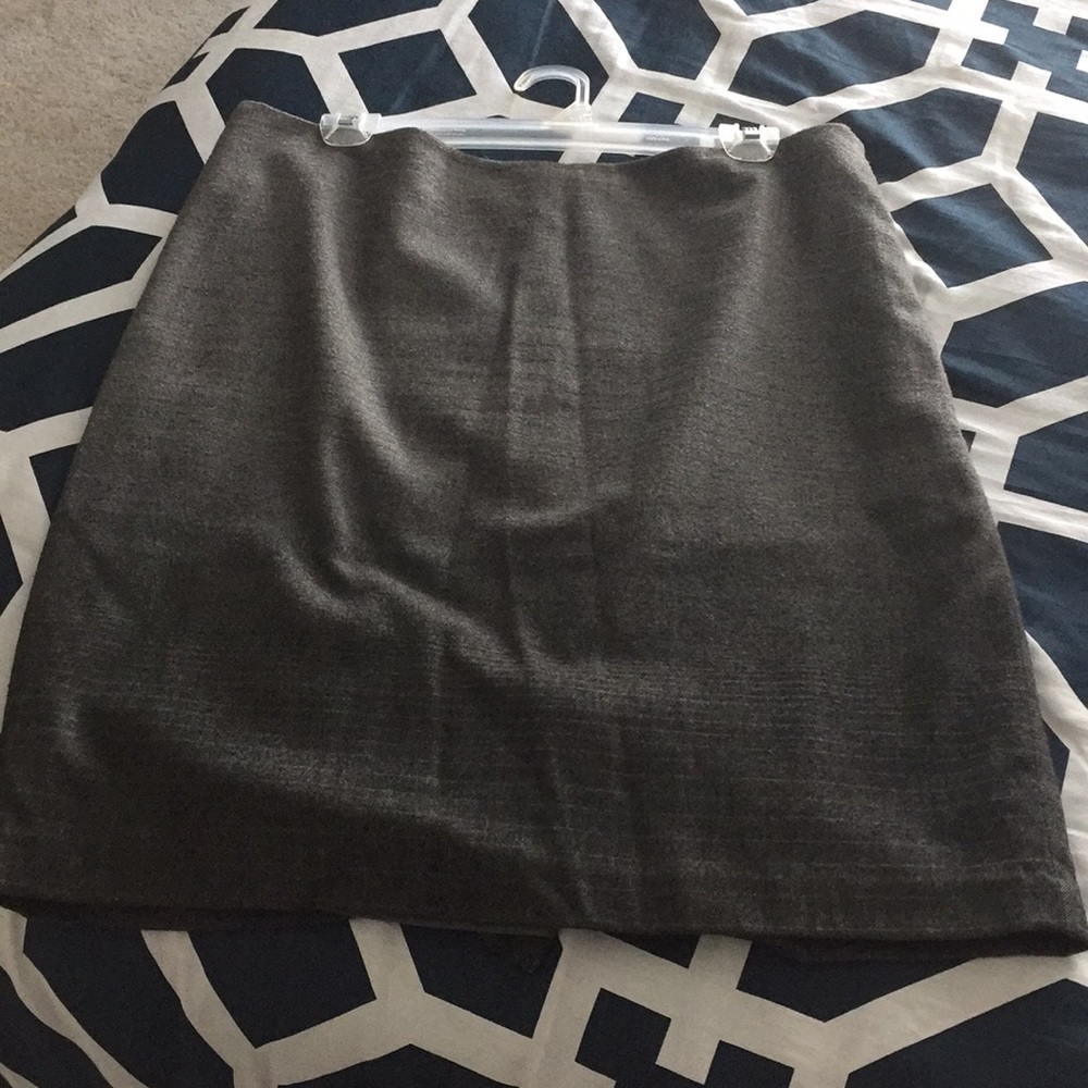 Slight ombré gray skirt, The Limited